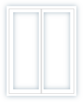 outward opening French door 1 x 1