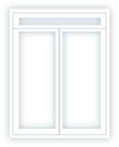 outward opening French door with top lights 1 x 1